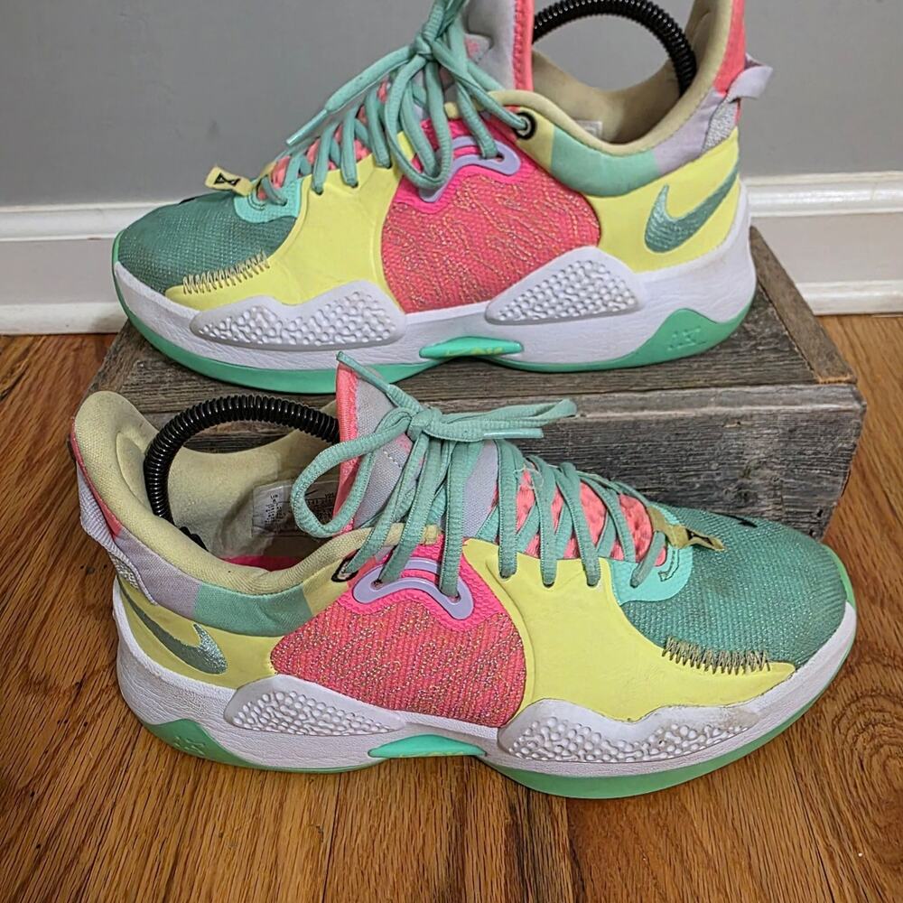Nike PG 5 Play for the Future Pastel Basketball Shoes Men's Size 8